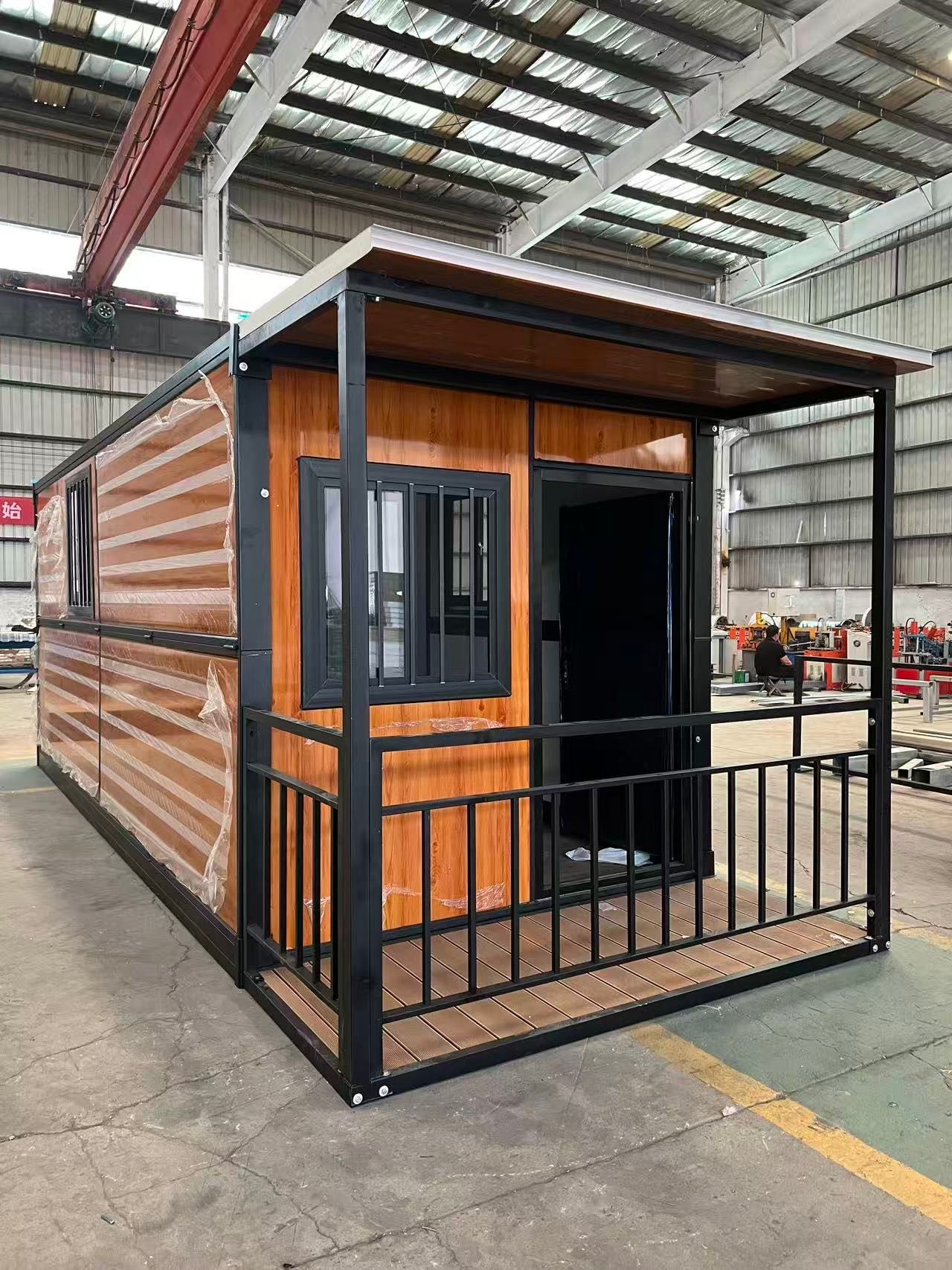 18m² Flat Pack Container House with Terrace | Prefab Modular Cabin